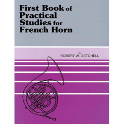 FIRST BOOK OF PRACTICAL STUDIES - GETCHELL - CORNO - HORN