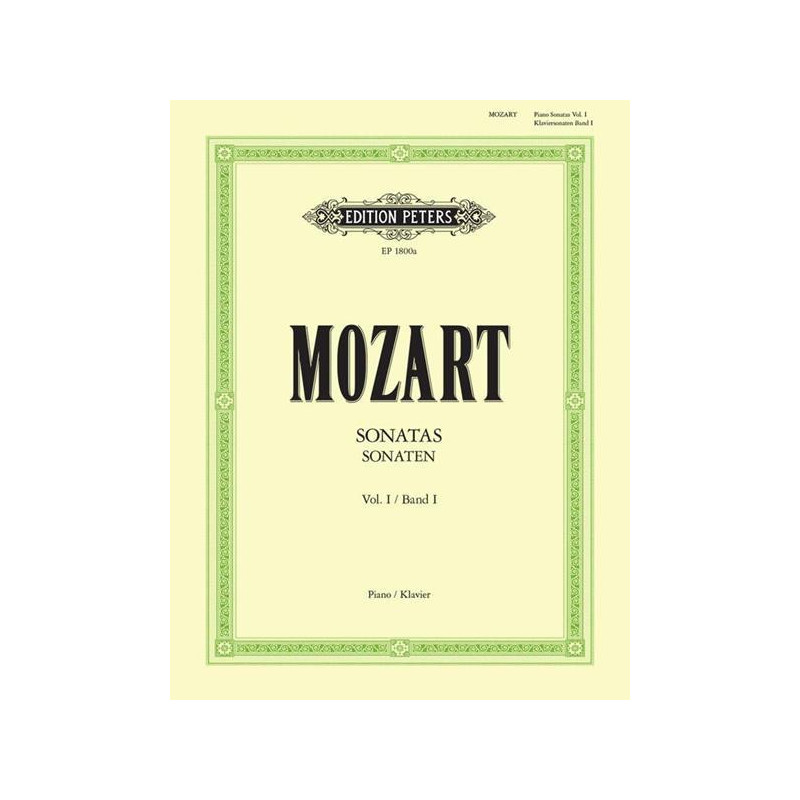 Sonatas For Piano Volume 1 - Wolfgang Amadeus Mozart - sonate pianoforte 1