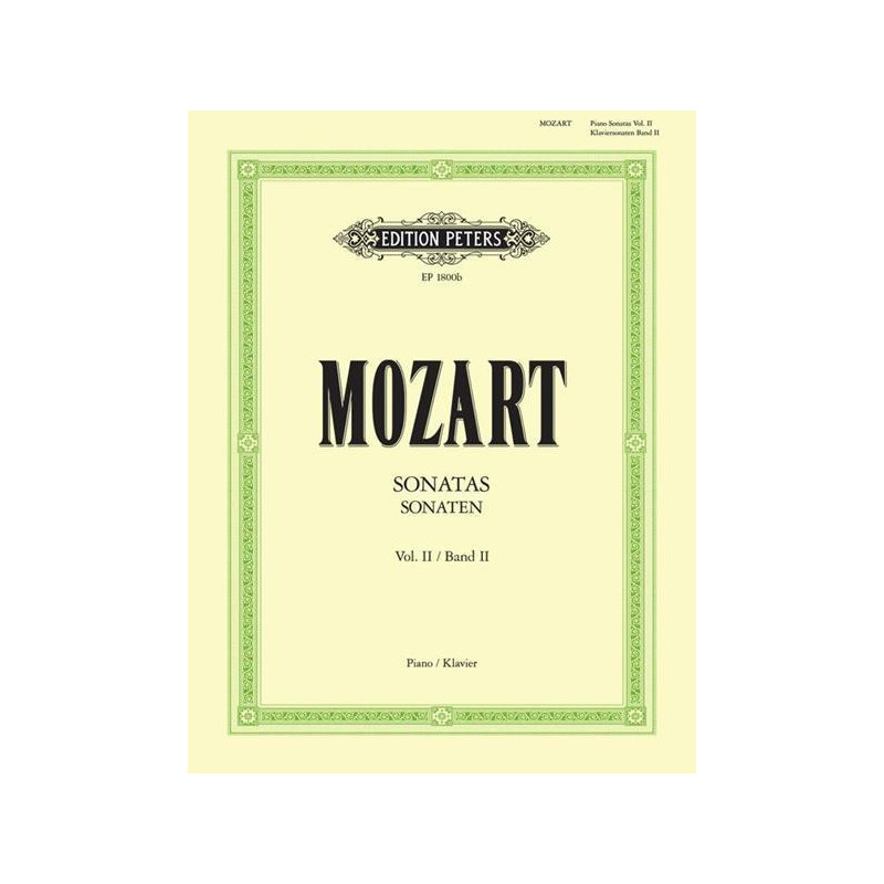 Sonatas For Piano Volume 2 - Wolfgang Amadeus Mozart - sonate pianoforte 2