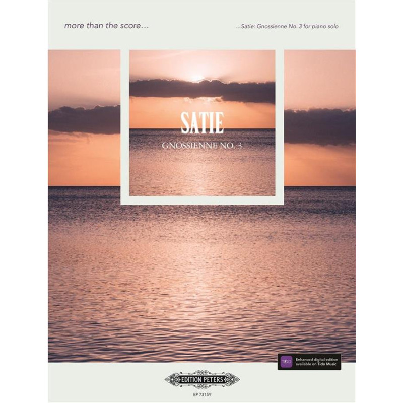 Satie: Gnosienne No. 3 - Pianoforte - Spartito -  Edition Peters