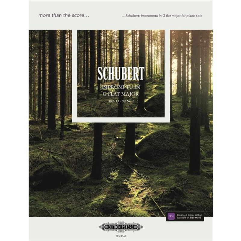 Schubert: Impromptu in G flat major - Pianoforte - Spartito -  Edition Peters