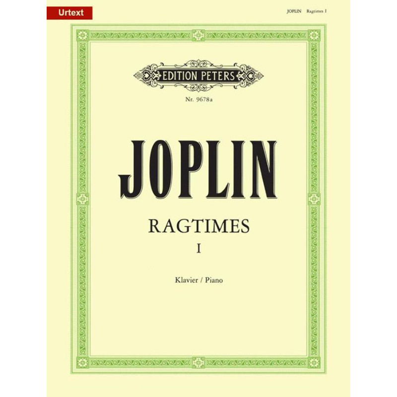 Scott Joplin  - Ragtimes 1  - spartiti per pianoforte