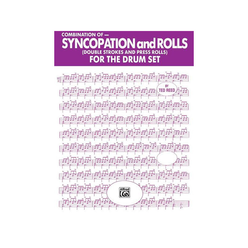 Syncopation & Rolls Drumset -  Ted Reed - Metodo per Batteria