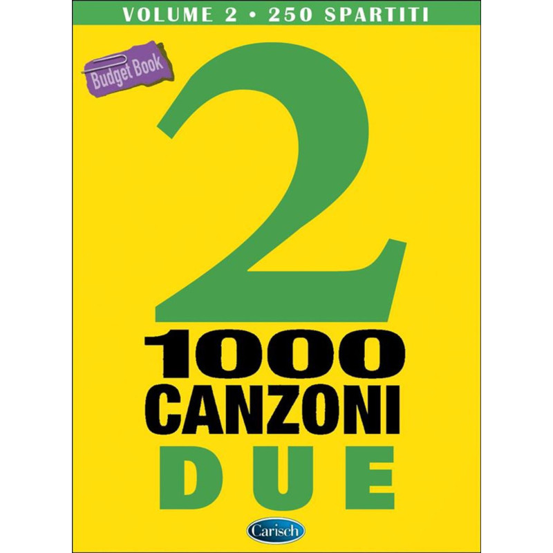 1000 Canzoni Volume 2 - Chitarra