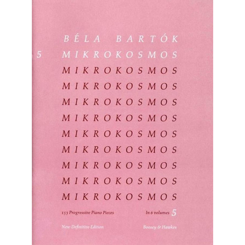 Béla Bartók - Mikrokosmos 5  - pianoforte
