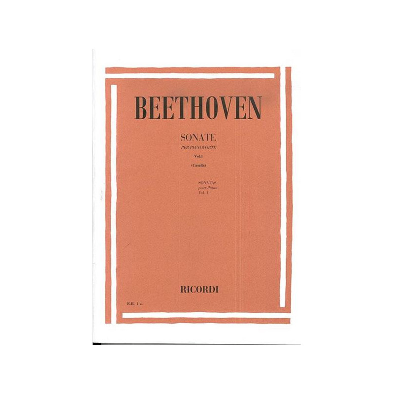 L.V. BEETHOVEN - SONATE PER PIANOFORTE VOL. 1 (N. 1-12) - PIANOFORTE