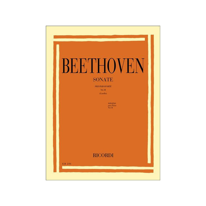 L.V. BEETHOVEN - SONATE PER PIANOFORTE VOL. 2(13 - 23 ) - PIANOFORTE