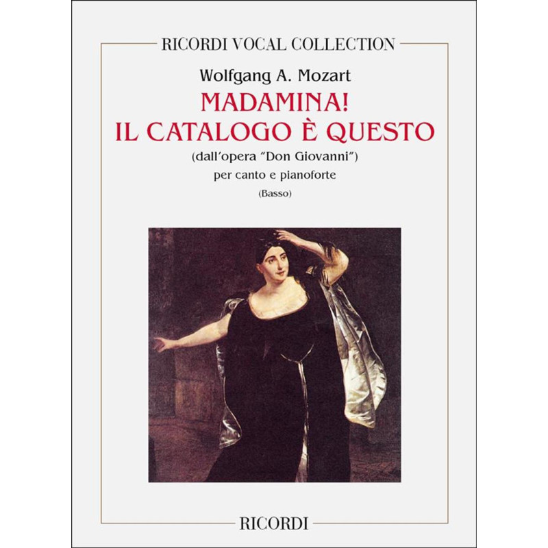 Don Giovanni: Madamina! Il Catalogo E' Questo - W. A. Mozart - Vocal and Piano