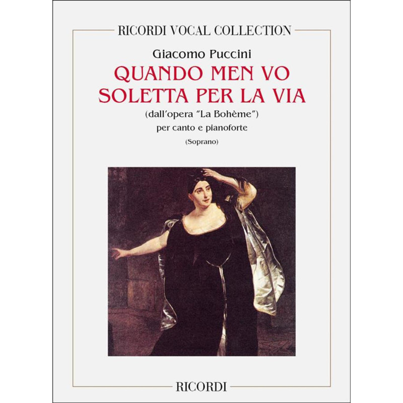 Quando Men Vo Soletta Per La Via - Giacomo Puccini - Soprano Voice and Piano