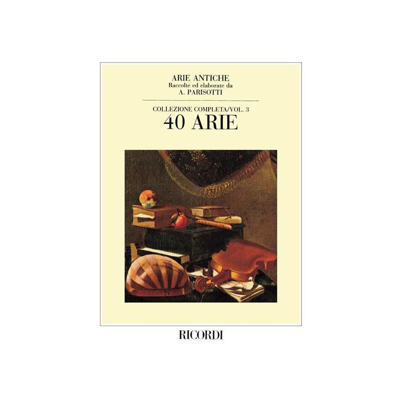 ARIE ANTICHE: 30 ARIE VOL 3  - VOCE MEZZO SOPRANO E PIANOFORTE