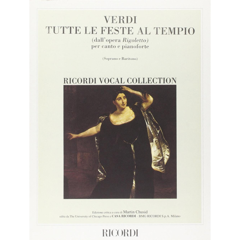Rigoletto: Tutte Le Feste Al Tempio - Giuseppe Verdi - Vocal and Piano