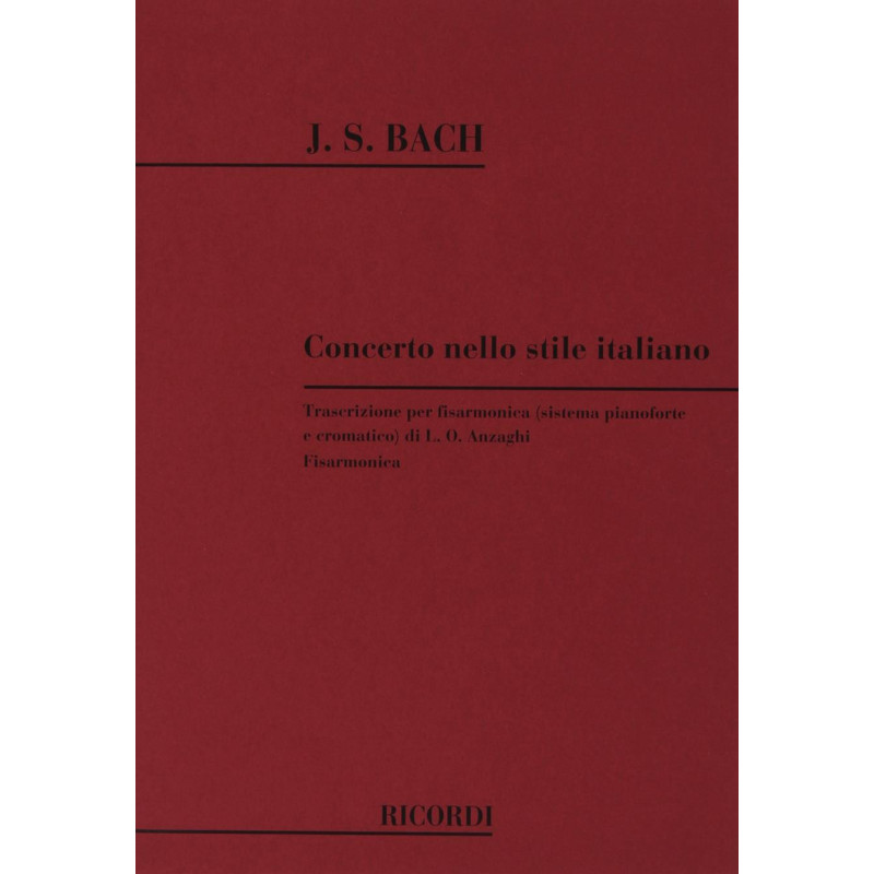 Concerto Italiano Bwv 971 - Johann Sebastian Bach - Fisarmonica