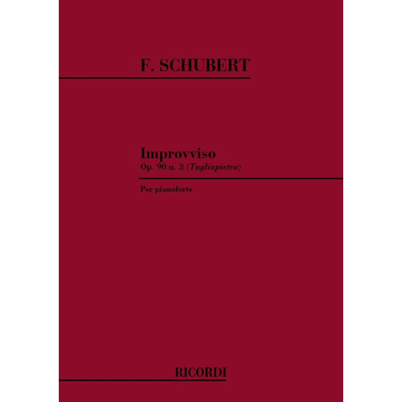 Improvvisi Op. 90 D. 899: N. 3 - Franz Schubert - Pianoforte