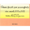 Pezzi Facili Dei Secoli Xvii E Xviii - Violeta Hemsy de Gainza
