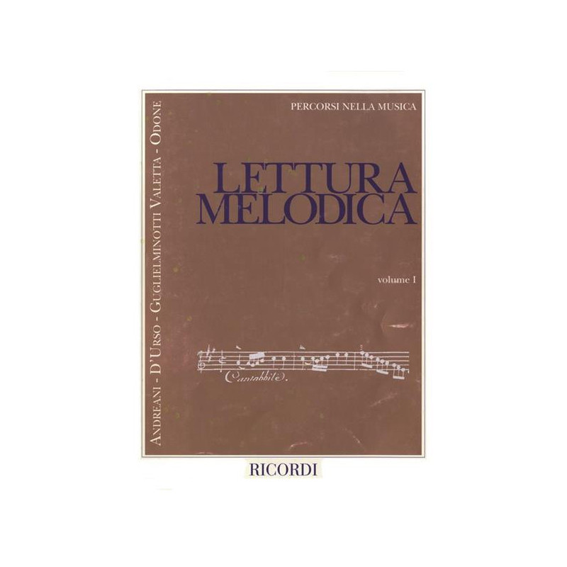 AA.VV.  - LETTURA MELODICA VOL. 1