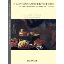 10 Sonate per flauto diritto e basso - a cura di Cesare Fertonani