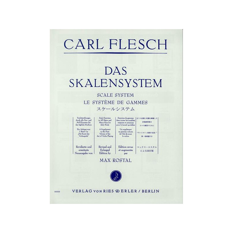 IL SISTEMA DELLE SCALE (DAS SKALENSYSTEM) - PER VIOLINO - CARL FLESCH - CURCI