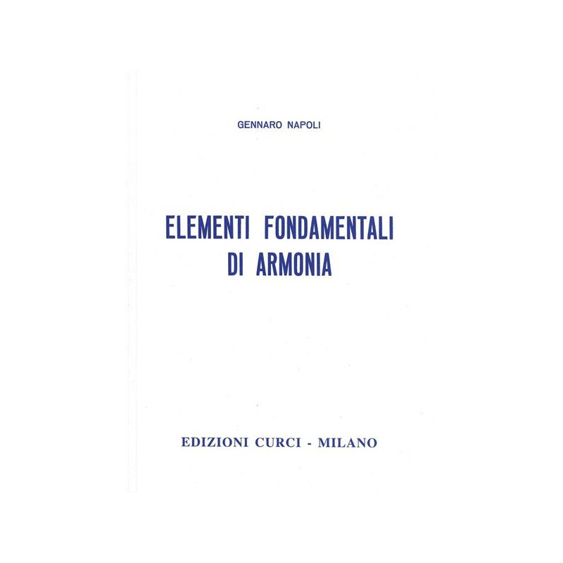 G. NAPOLI - ELEMENTI FONDAMENTALI DI ARMONIA - MANUALE