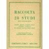 RACCOLTA DI 28 STUDI - PER PIANOFORTE - AUTORI VARI