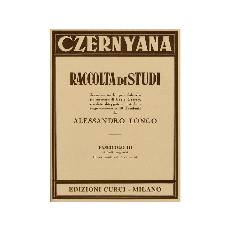 CZERNYANA VOL. 3 - 25 STUDI PROGRESSIVI- ALESSANDRO LONGO