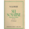 M. CLEMENTI - 6 SONATINE OP. 36 - REV. FINIZIO - PIANOFORTE