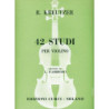 RODOLPHE KREUTZER - 42 STUDI - VIOLINO