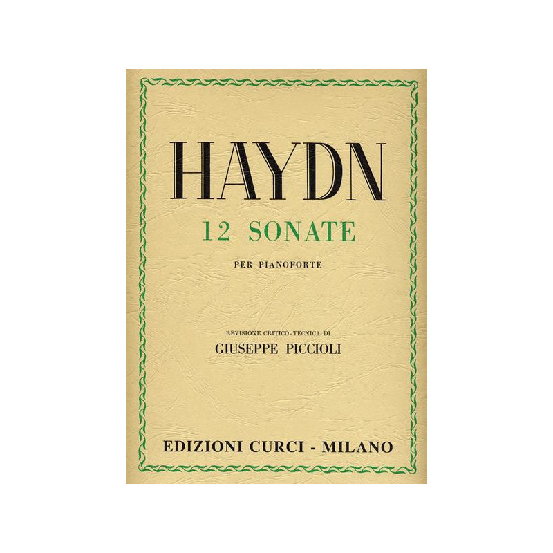 12 SONATE - FRANZ JOSEPH HAYDN - PIANOFORTE