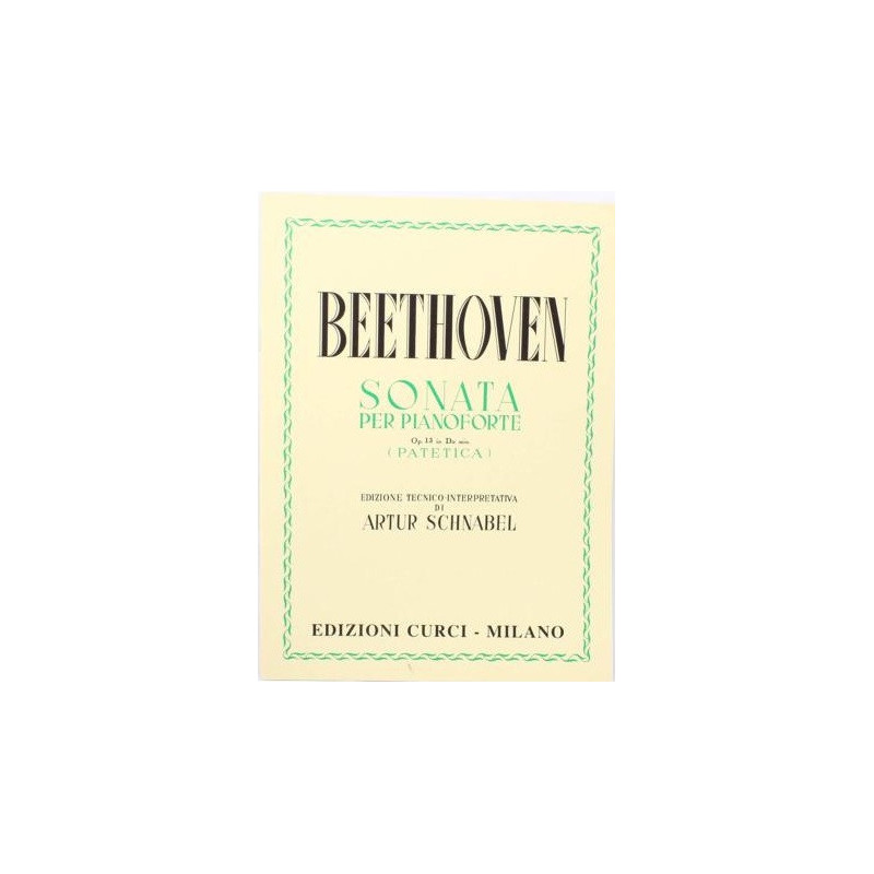 SONATA OP. 13, IN DO MIN. "PATETICA" - LUDWIG VAN BEETHOVEN - PIANOFORTE