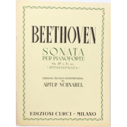 SONATA OP. 57 IN FA MIN. "APPASSIONATA" - LUDWIG VAN BEETHOVEN - PIANOFORTE