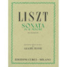 FRANZ LISZT - SONATA IN SI MINORE - SPARTITI PER PIANOFORTE - ED. CURCI