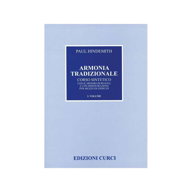 ARMONIA TRADIZIONALE - PAUL HINDEMITH - CORSO SINTETICO