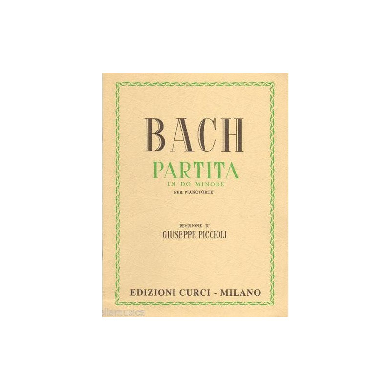 J. S. BACH - PARTITA IN DO MINORE - PIANOFORTE