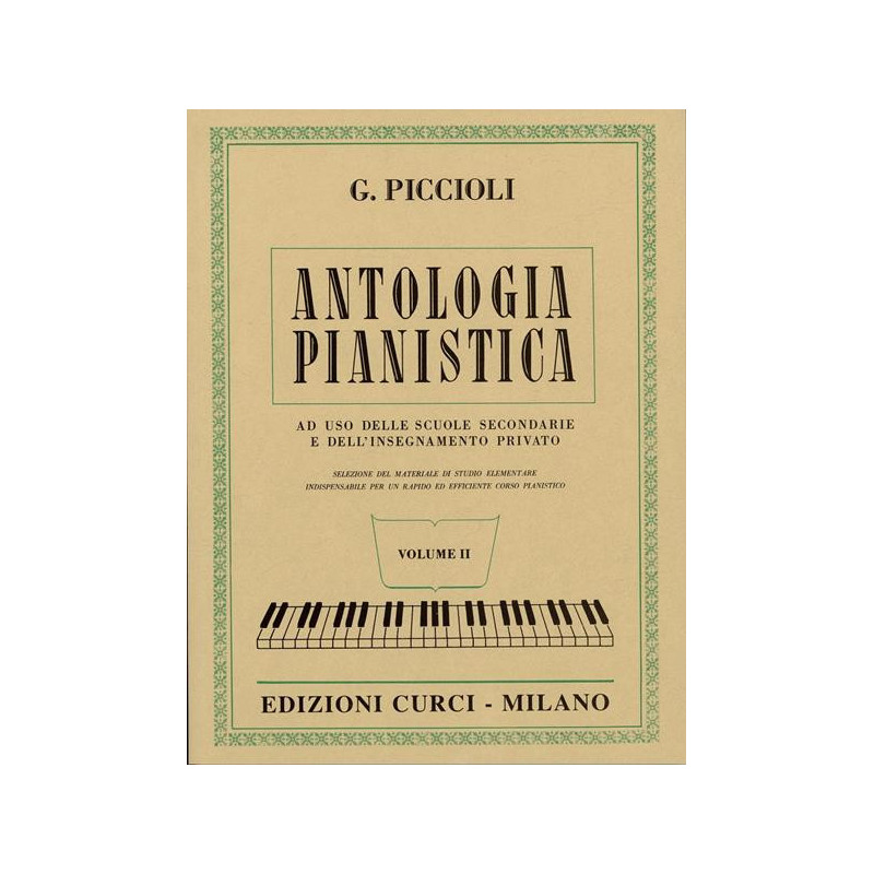 G. PICCIOLI - ANTOLOGIA PIANISTICA VOL. 2