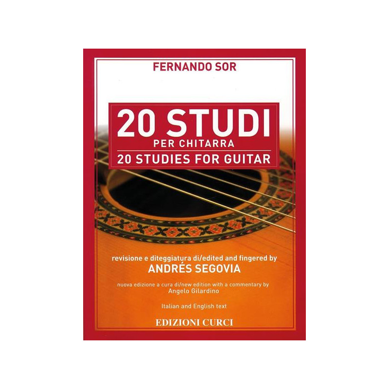 FERNANDO SOR - 20 STUDI PER CHITARRA