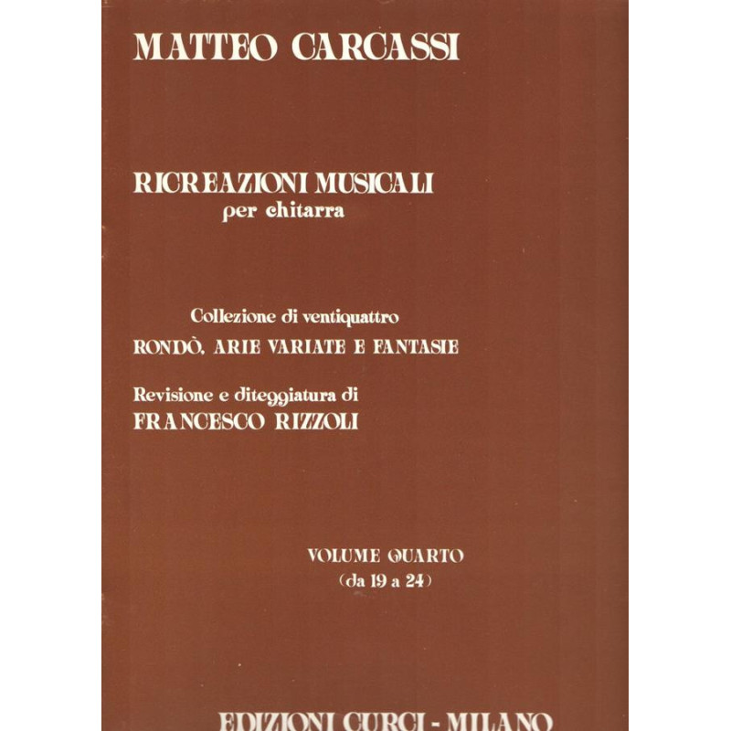 Ricreazioni musicali - Volume 4 - Chitarra classica