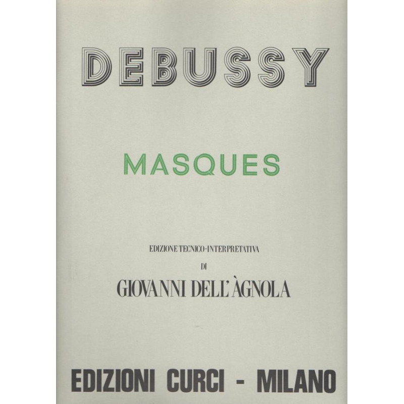 Masques - Claude Debussy - Pianoforte