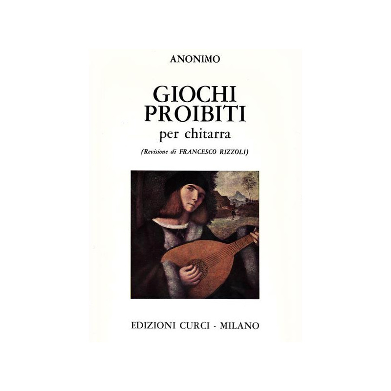 GIOCHI PROIBITI - ANONIMO - SPARTITO PER CHITARRA