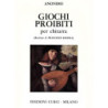 GIOCHI PROIBITI - ANONIMO - SPARTITO PER CHITARRA