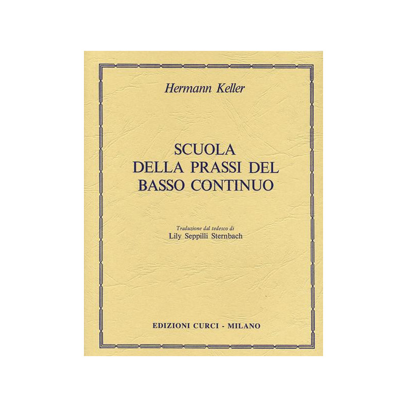 SCUOLA DELLA PRASSI DEL BASSO CONTINUO - HERMANN KELLER