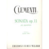 MUZIO CLEMENTI -  SONATA OP. 11  - SPARTITI PER PIANOFORTE