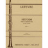 JEAN XAVIER. LEFEVRE - METODO PER CLARINETTO VOL. 1 - ED. CURCI
