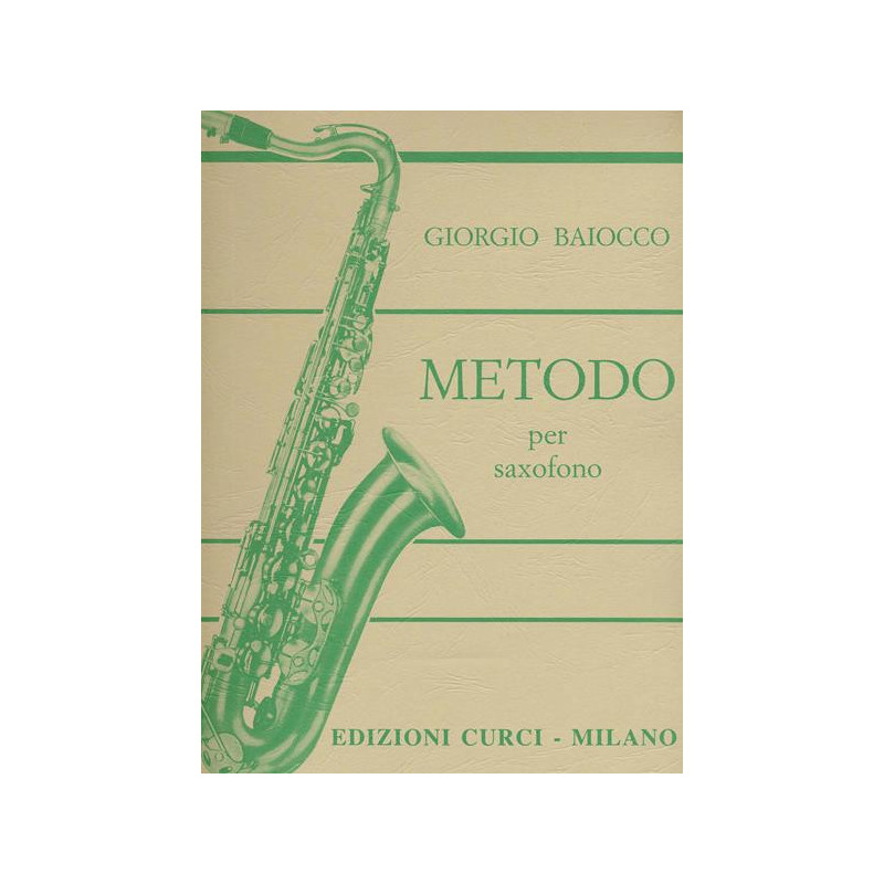 G. BAIOCCO - METODO PER SASSOFONO