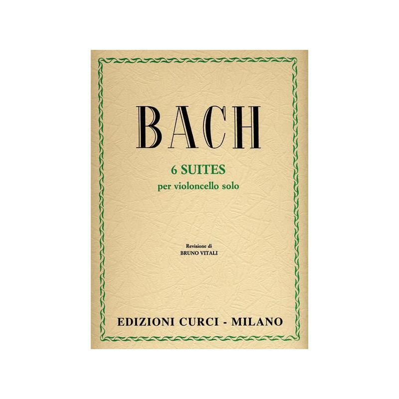 6 SUITES PER VIOLONCELLO SOLO - JOHANN SEBASTIAN BACH