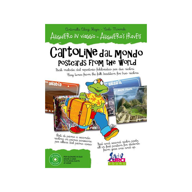 ALIGHIERO IN VIAGGIO - CARTOLINE DAL MONDO + CD - A. ALOIGI HAYES