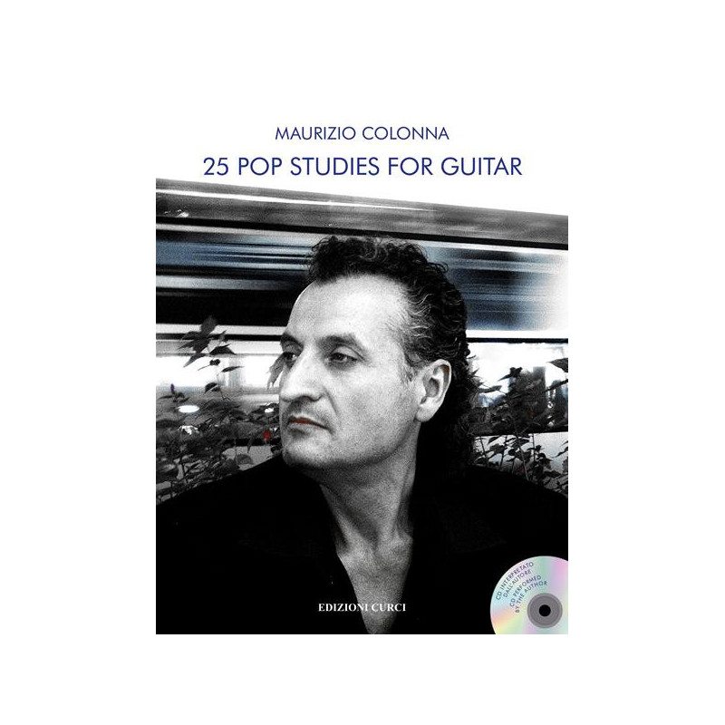 MAURIZIO COLONNA -25 POP STUDIES FOR GUITAR + CD - SPARTITI
