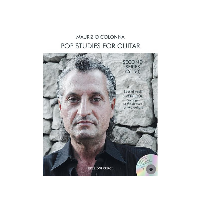 MAURIZIO COLONNA - POP STUDIES FOR GUITAR SECOND SERIES (26-50) + CD