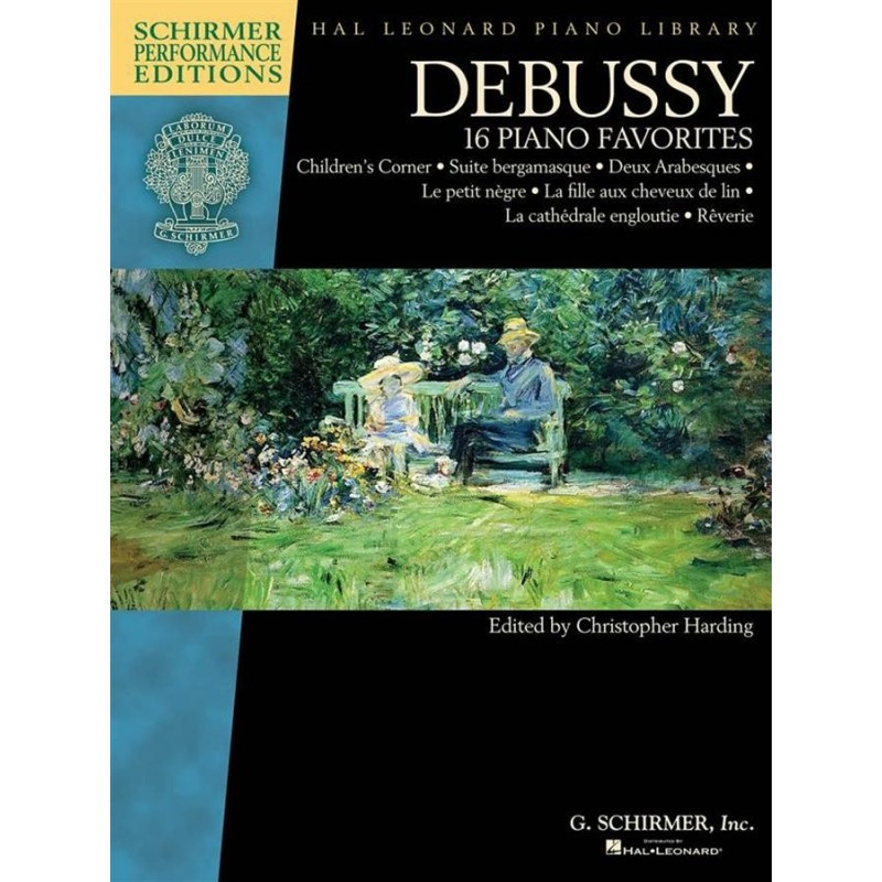 Debussy - 16 Piano Favorites - Pianoforte - Spartiti - Christopher Harding
