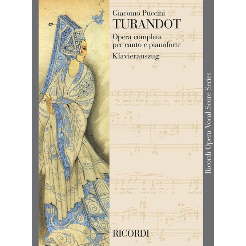 Turandot - Giacomo Puccini - canto e pianoforte  - Italiano-Tedesco
