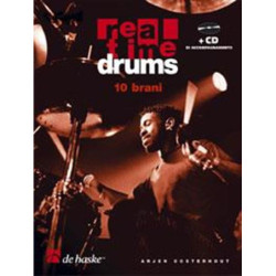 ARJEN OOSTERHOUT - REAL TIME DRUMS - 10 BRANI (IT) + CD - METODO PER BATTERIA
