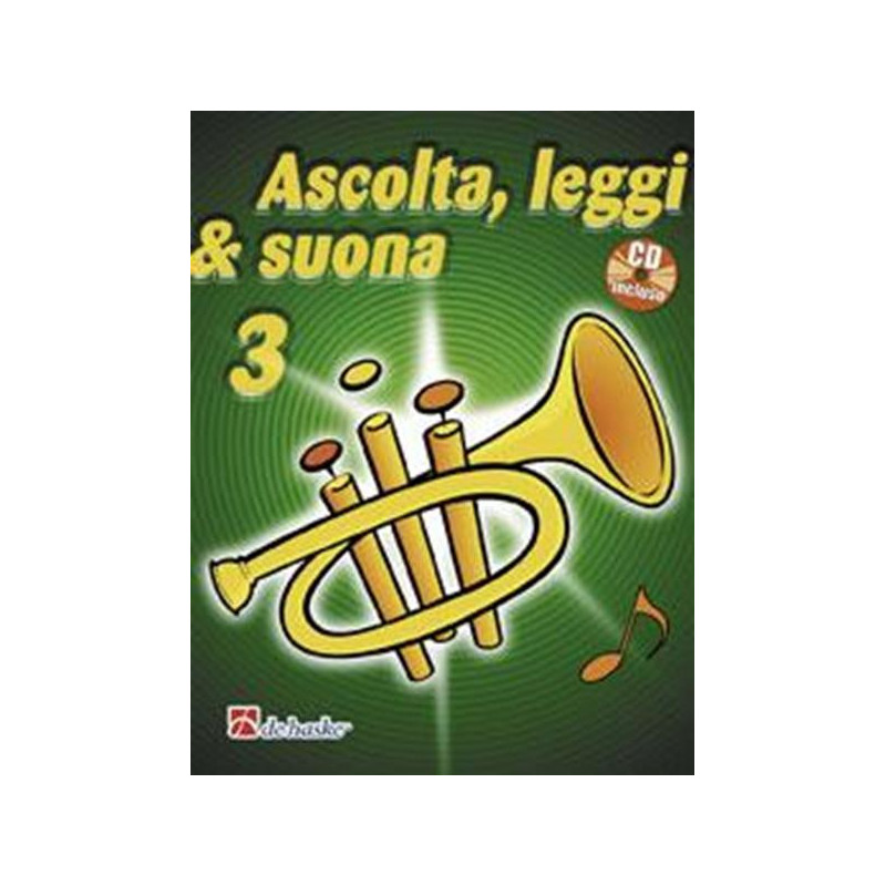 JAAP KASLELEIN - ASCOLTA LEGGI & SUONA VOL. 3 + CD - TROMBA